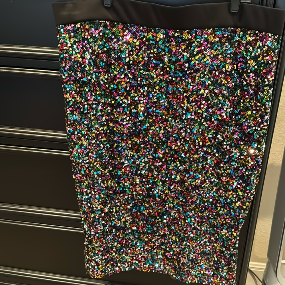 NWT Eloquii sequin skirt Plus 22